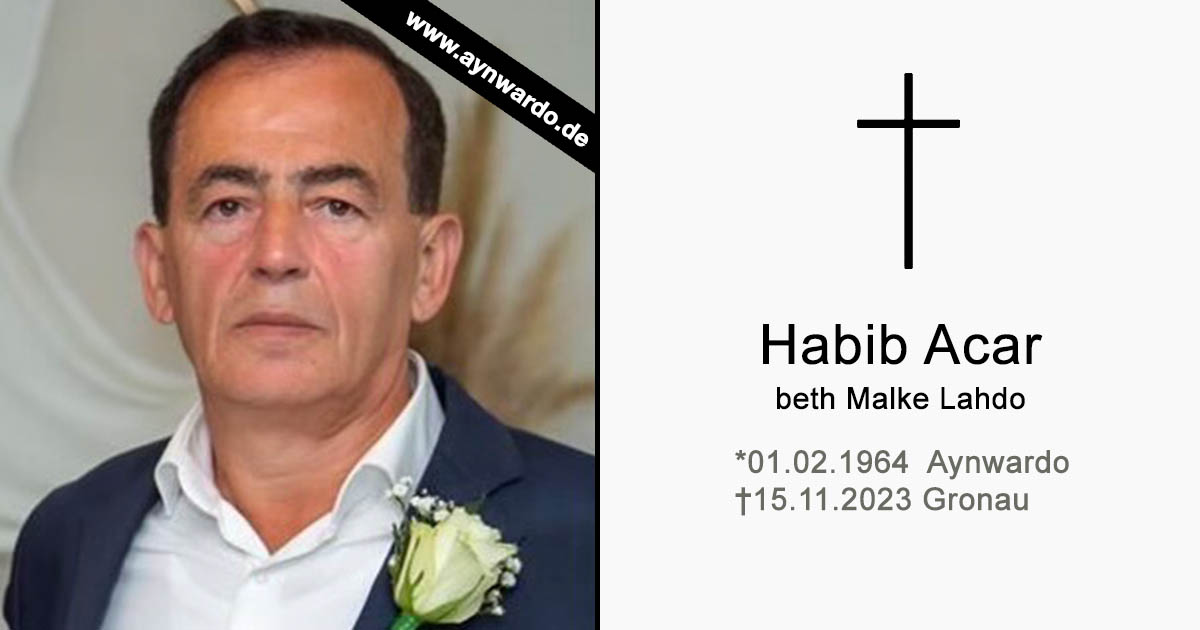 Read more about the article †Habib Acar beth Malke Lahdo†