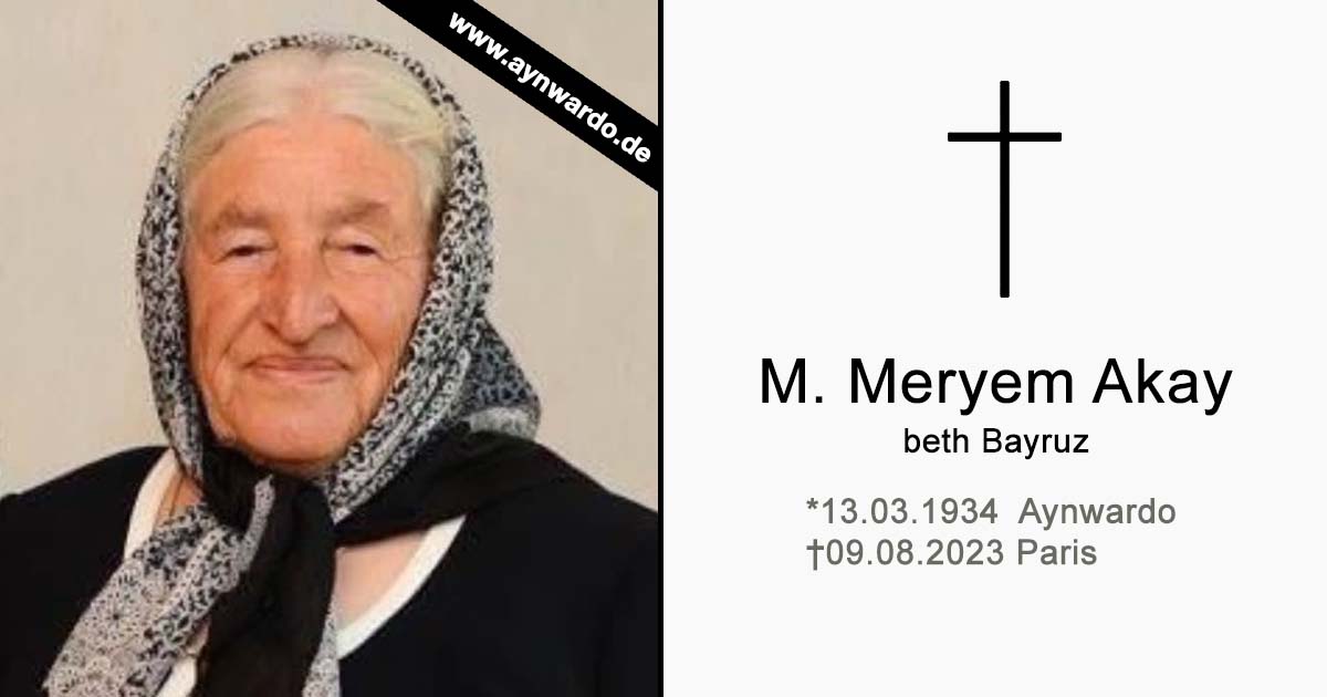 Read more about the article †Meryem Akay beth Bayruz†