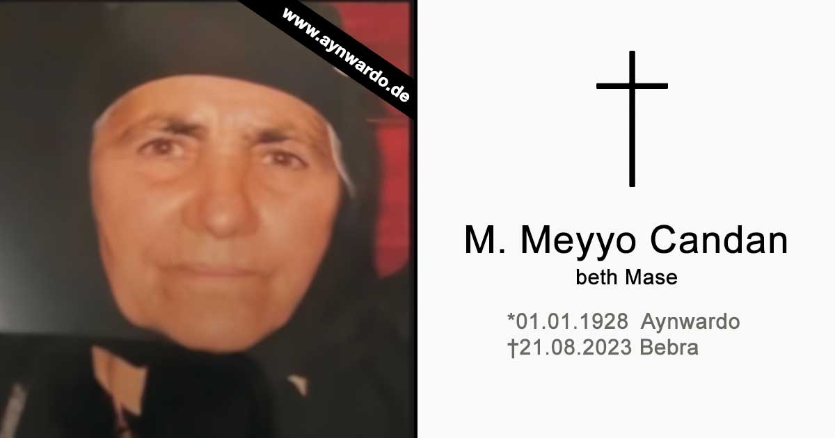 Read more about the article †M. Meyyo Candan beth Mase†