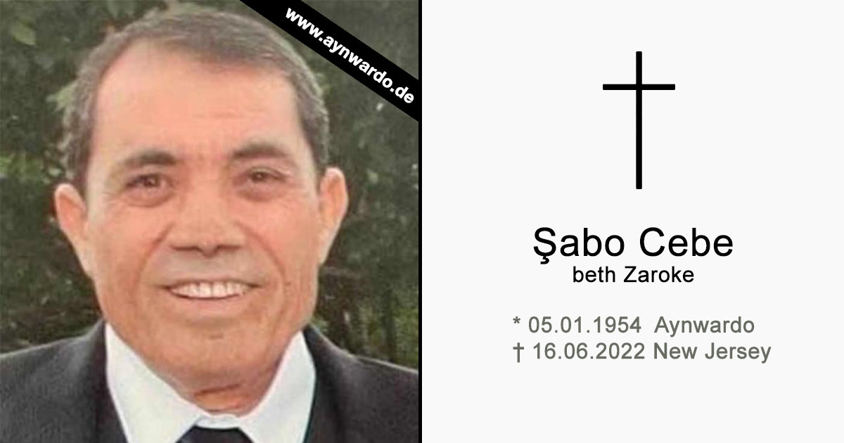 You are currently viewing †Şabo Cebe beth Zaroke†