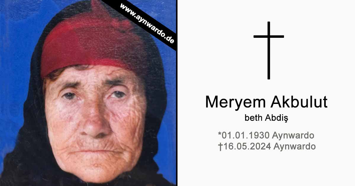 Mehr über den Artikel erfahren †Meryem Akbulut beth Abdiş†